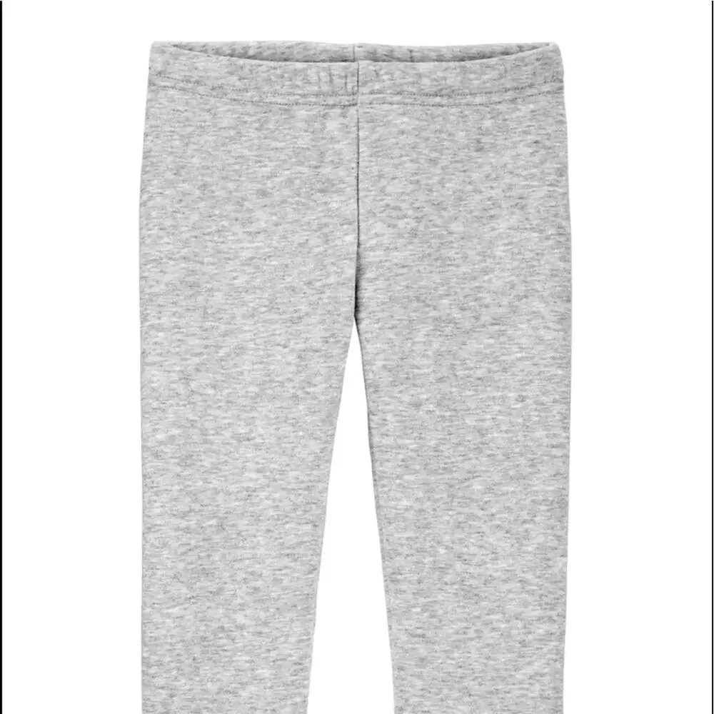 Oshkosh Cozy pull on fleece sweatpants leggings grey 4t